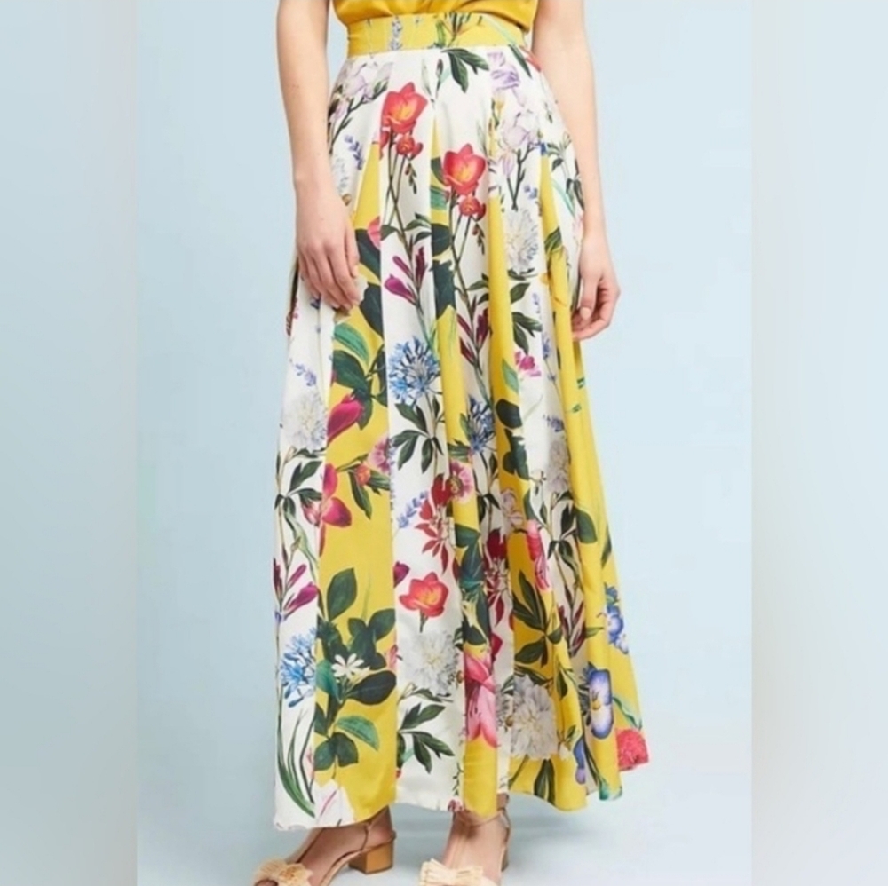 Rococo Sand Multicolor Floral Maxi Skirt